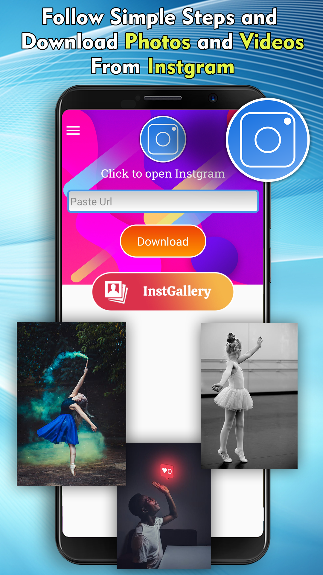 Photo downloader & Reposter for Instgram gallery image