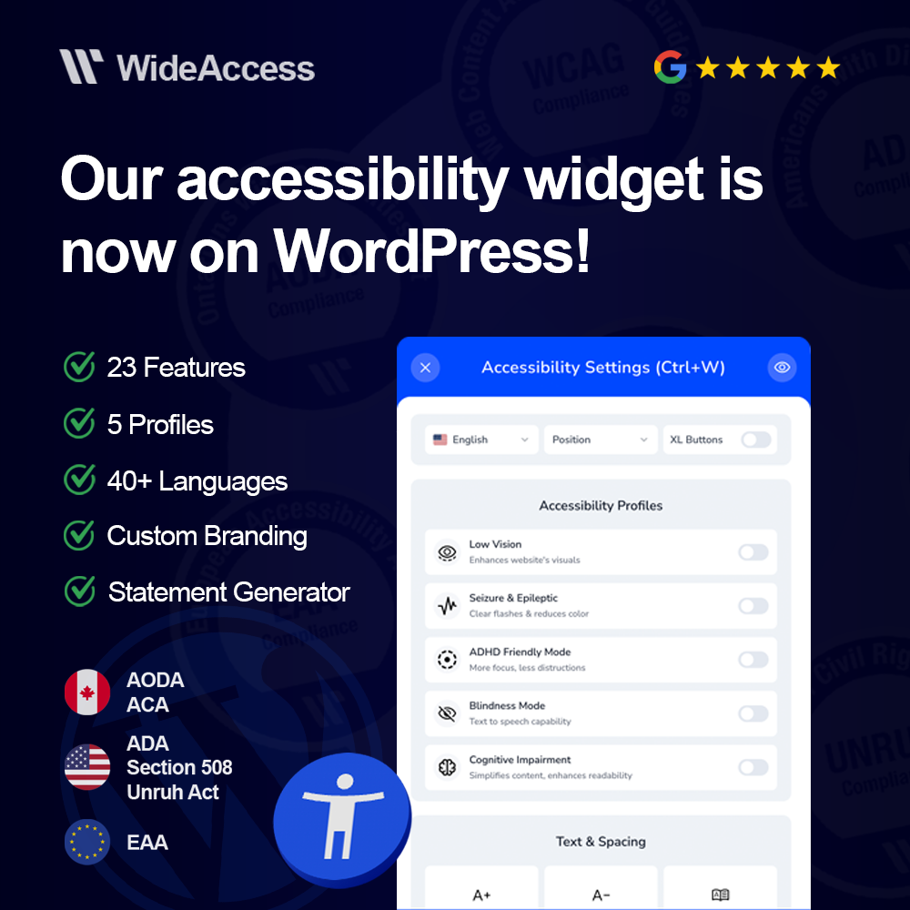 WideAccess Accessibility Widget gallery image