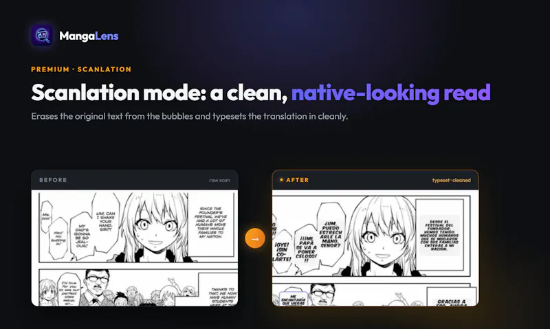 MangaLens — AI Manga Translator screenshot 3