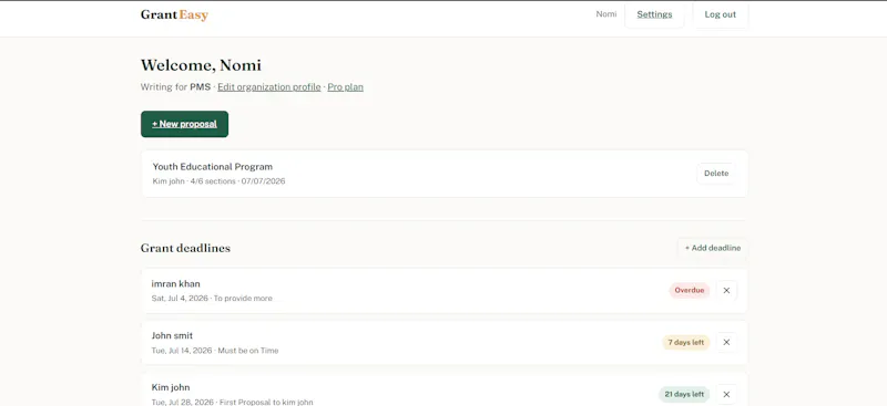 GrantEasy screenshot 6