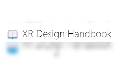 XR Design Handbook gallery image