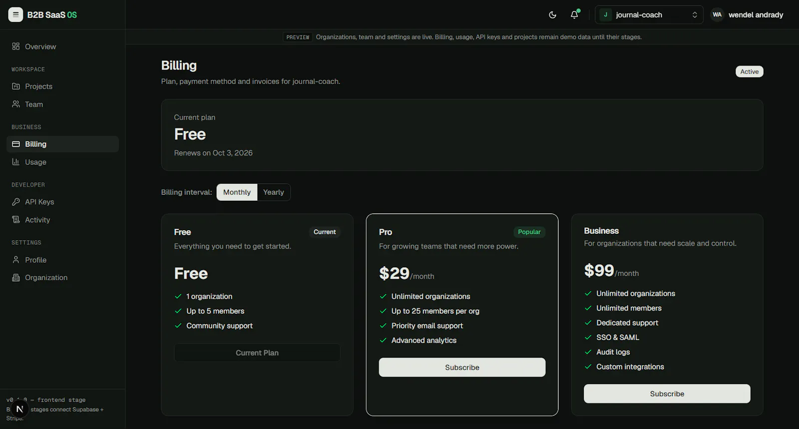 B2B SaaS OS   screenshot 6