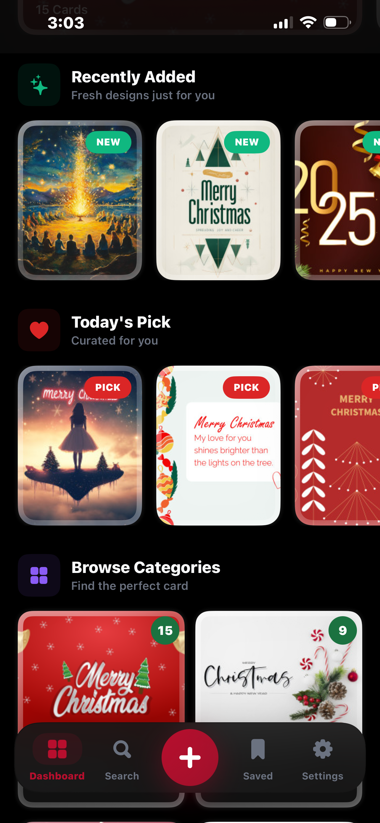 Christmas Premium eCard Greetings Maker - Screenshot 2 showing product features and functionality