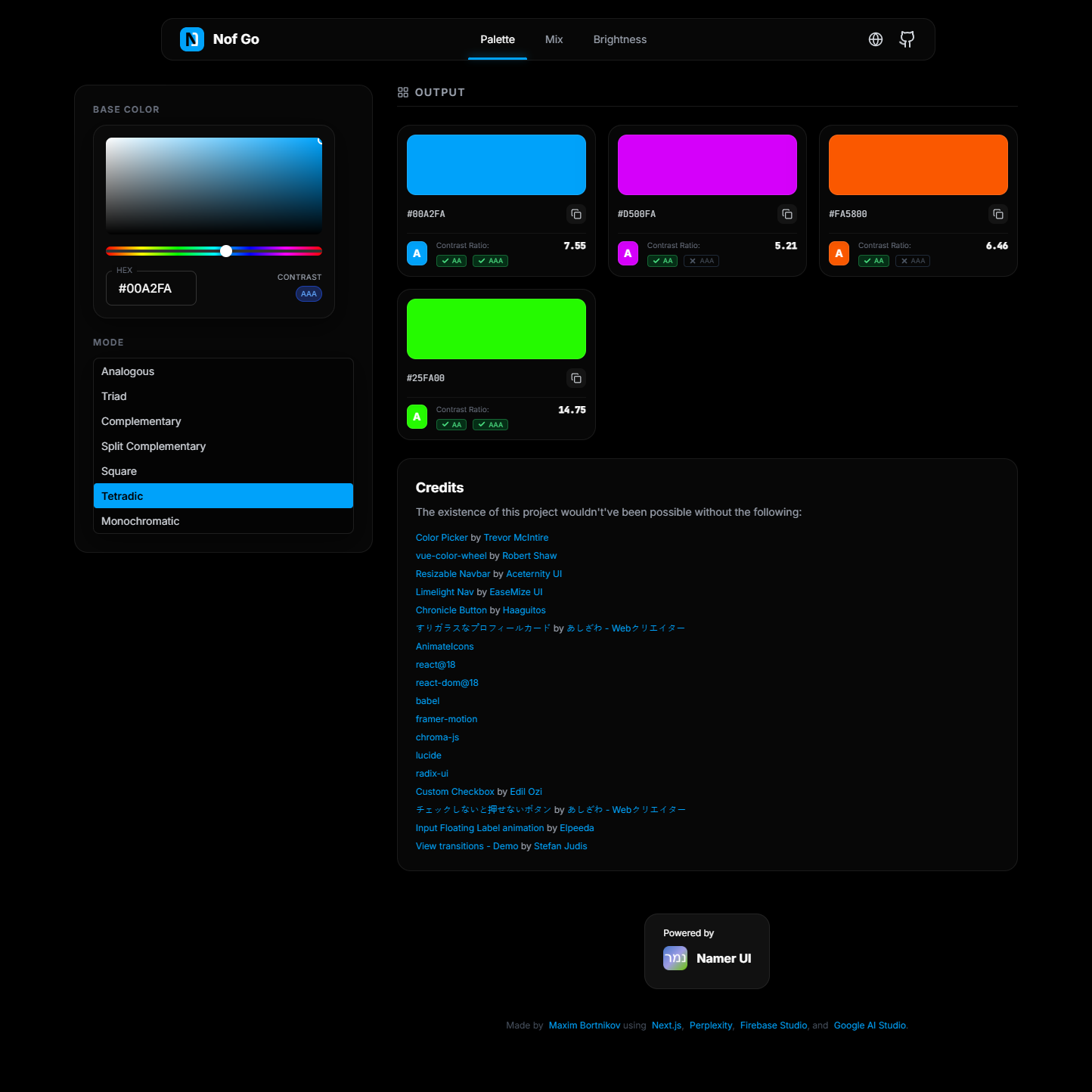 Nof Go - Main product screenshot demonstrating key features and user interface