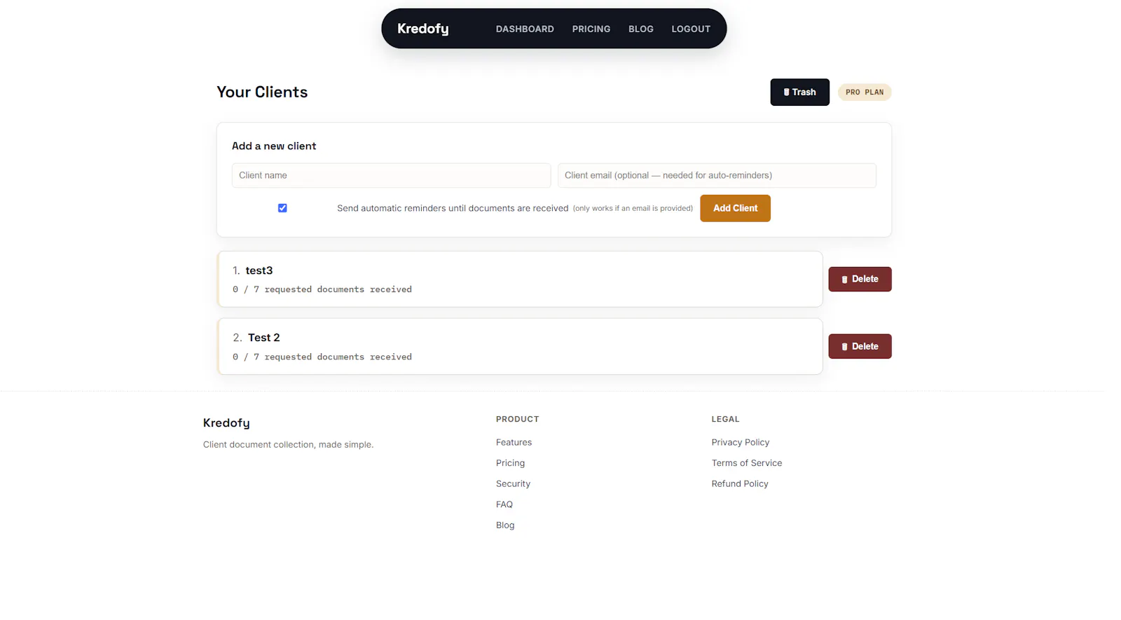 Kredofy screenshot 3