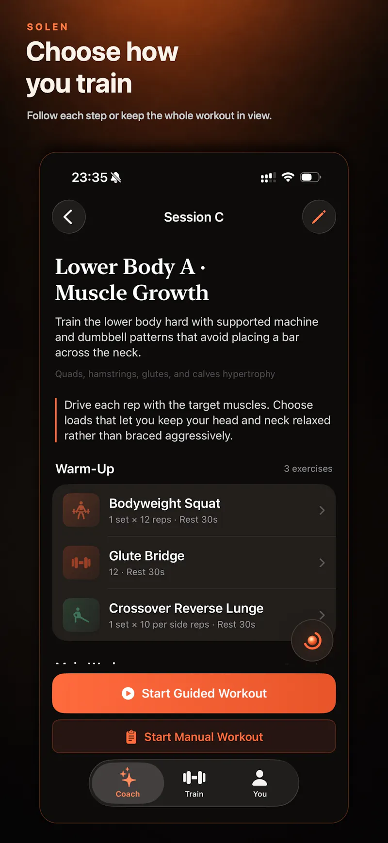 Solen — AI Personal Trainer screenshot 3