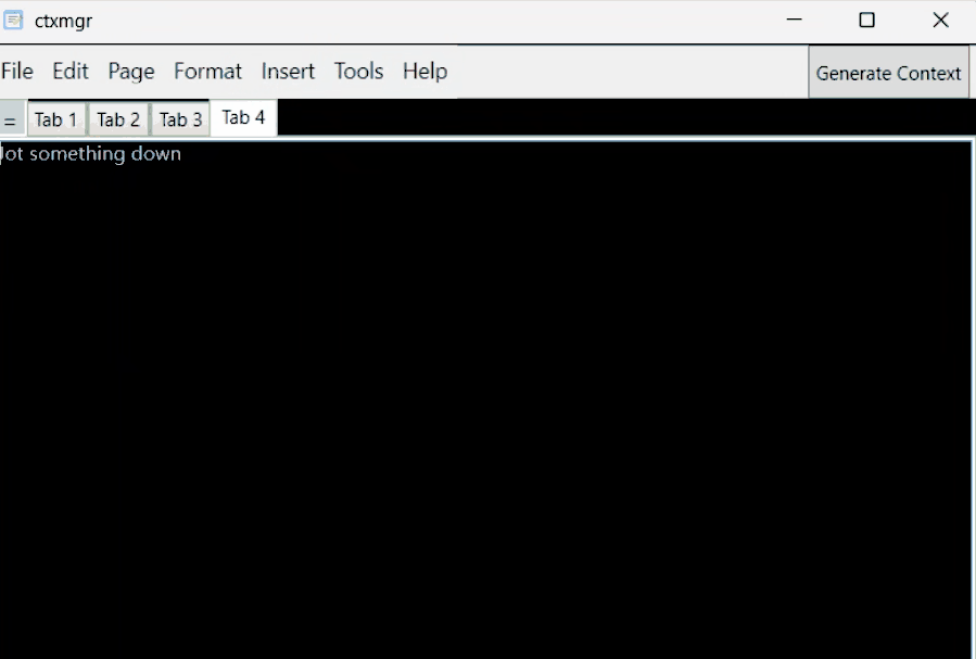 Média Ctxmgr - Outil de prise de notes contextuel léger 4