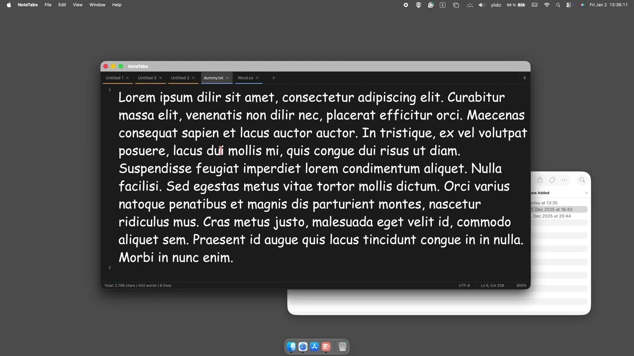 NoteTabs gallery image