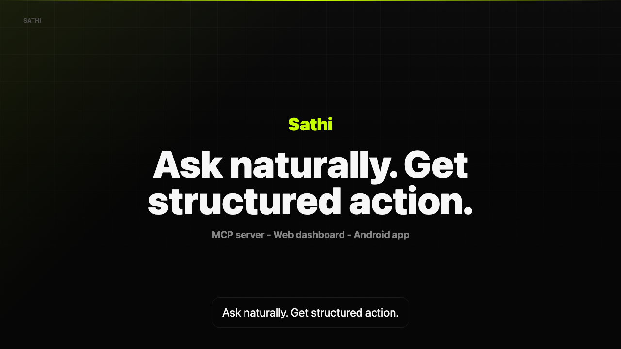 Sathi — Personal Assistant gallery image