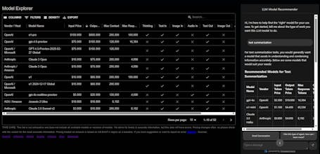 LLM Model Explorer & Recommender gallery image