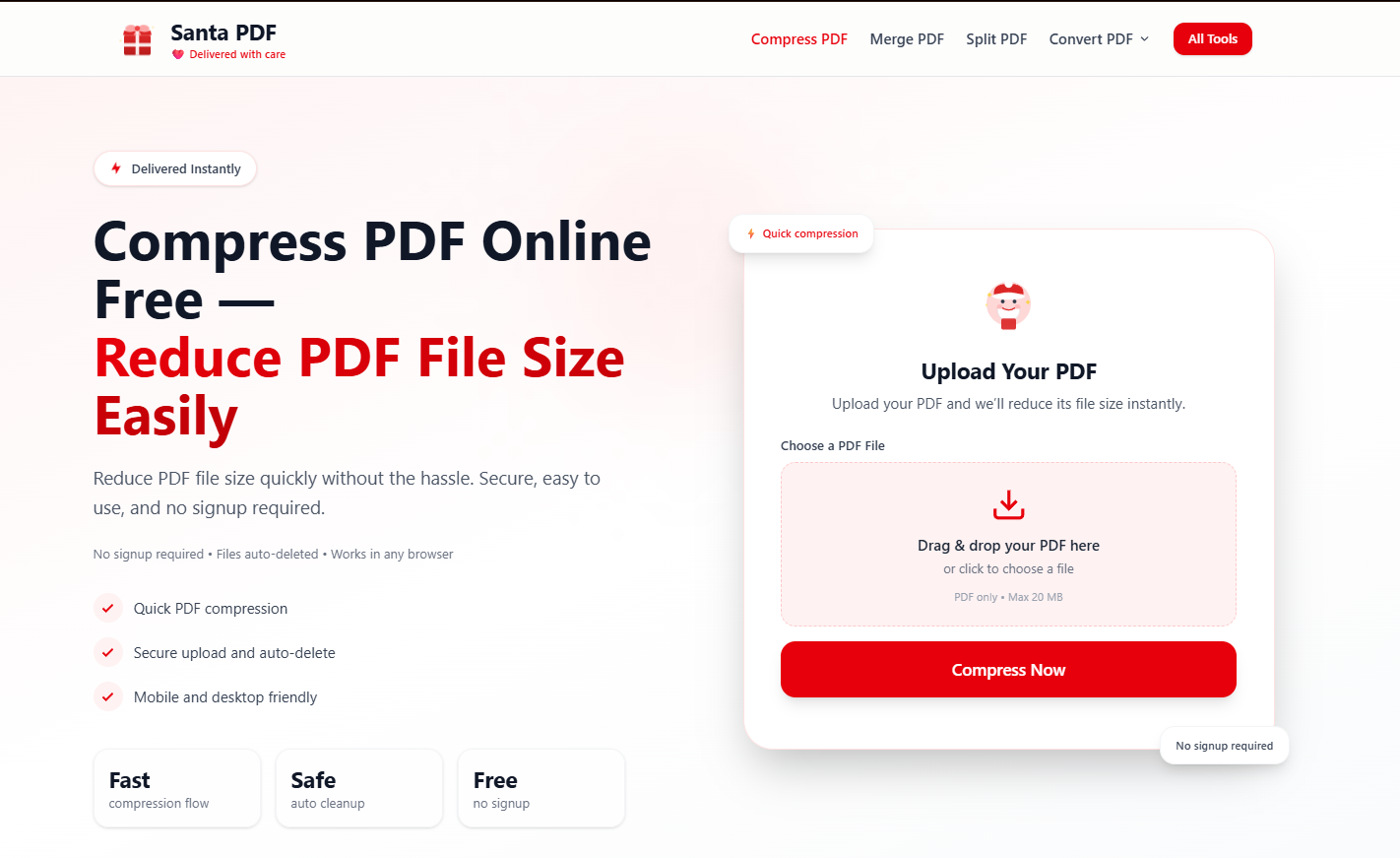 SantaPDF – Free PDF Tools (No Watermark) gallery image