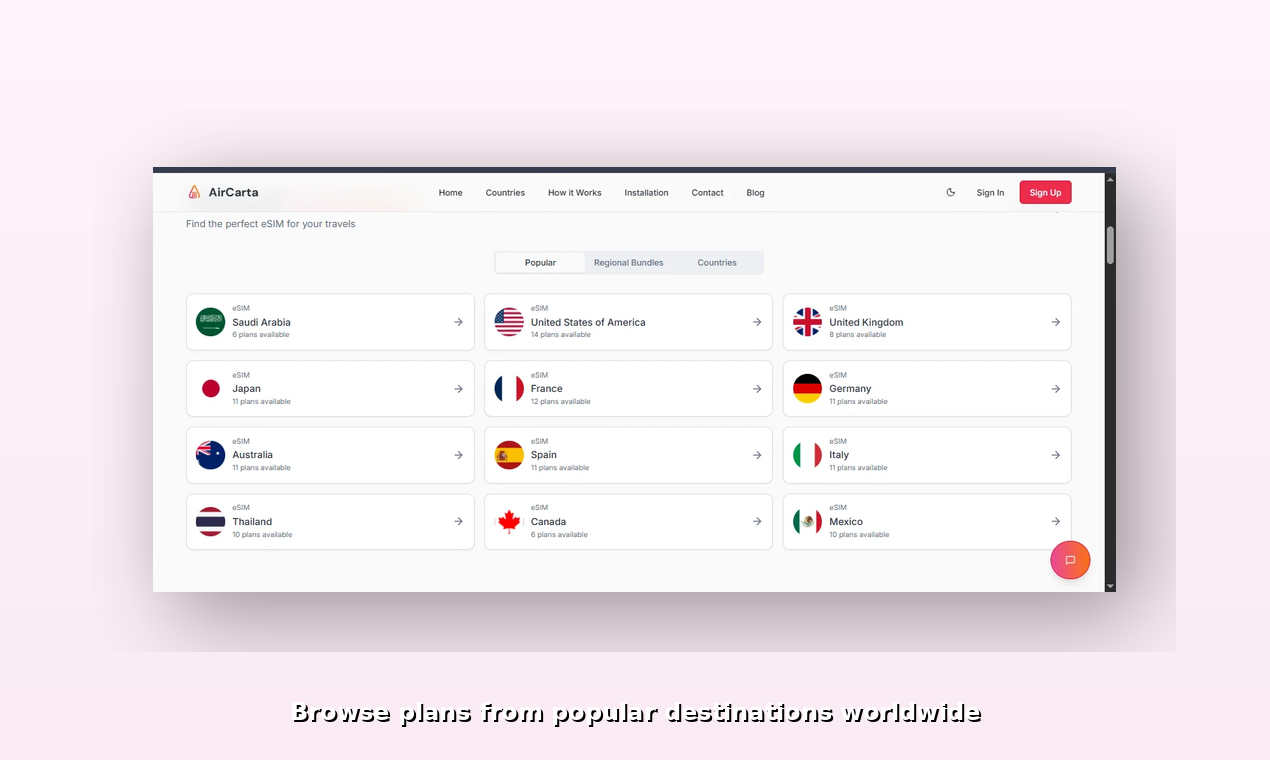 AirCarta - Screenshot 3 showing product features and functionality