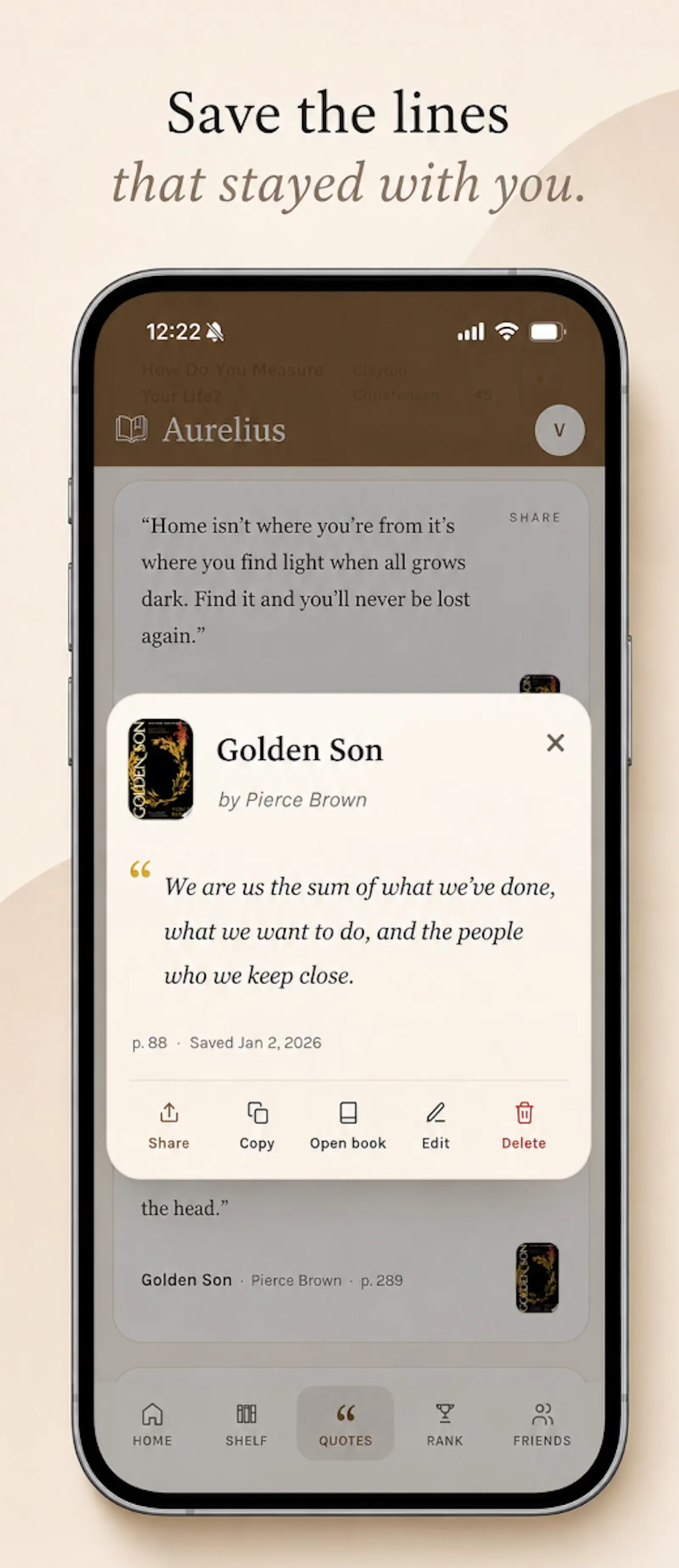 Aurelius Bookshelf screenshot 2