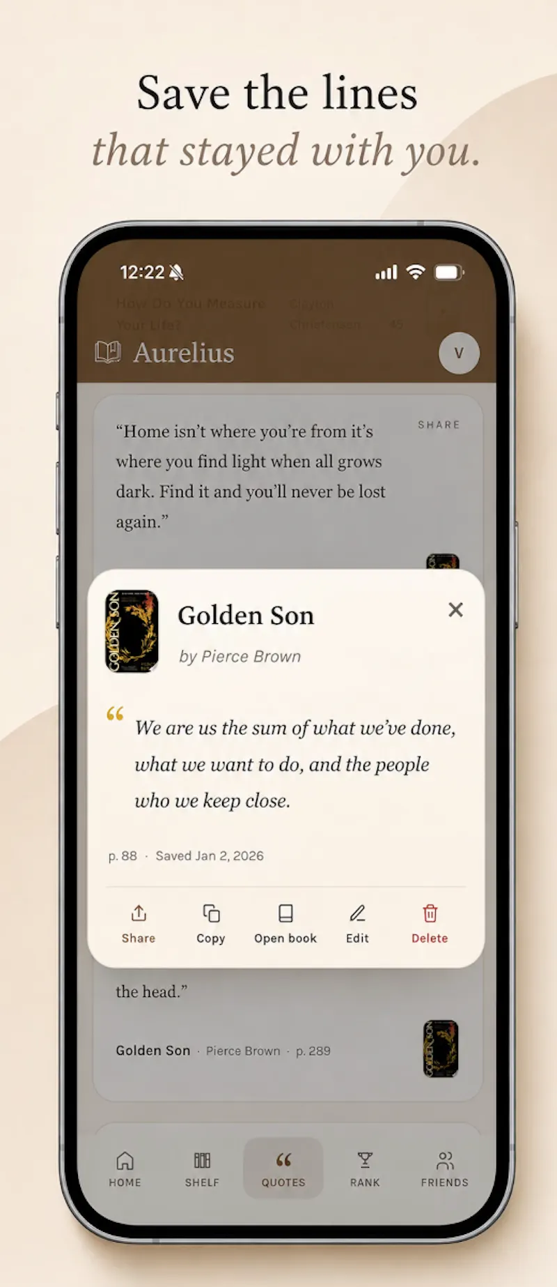 Aurelius Bookshelf screenshot 2
