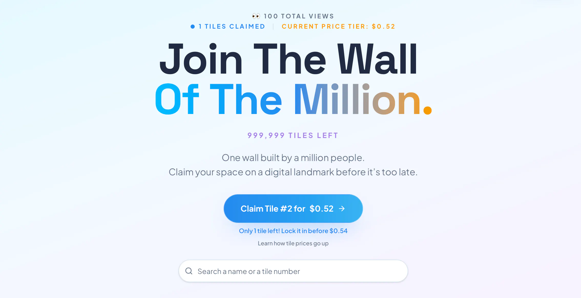 The Wall Of The Million gallery image