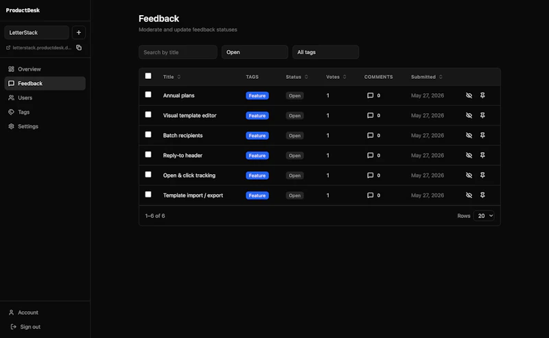ProductDesk screenshot 3