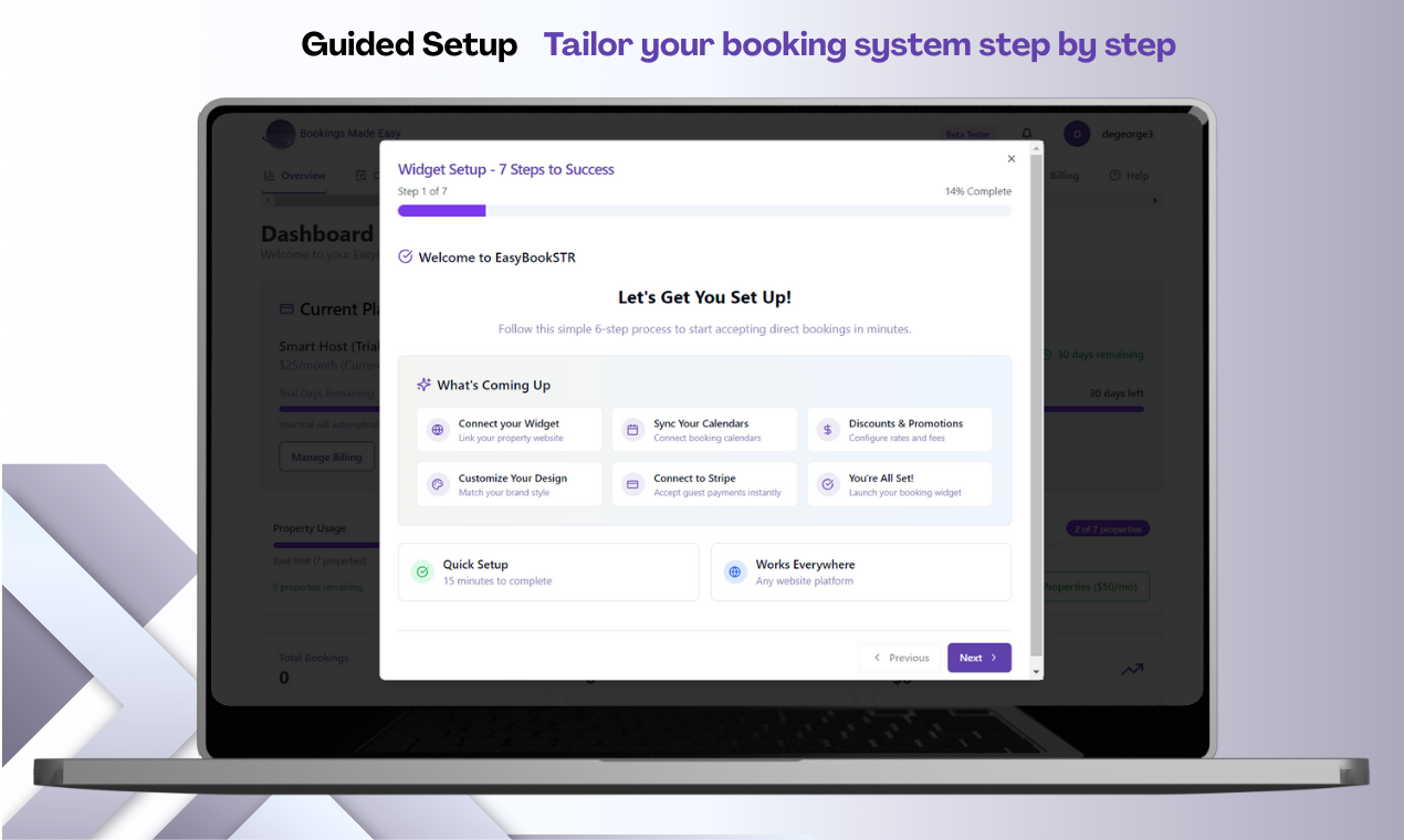 Direct Booking Engine for STR Hosts - Screenshot 5 showing product features and functionality