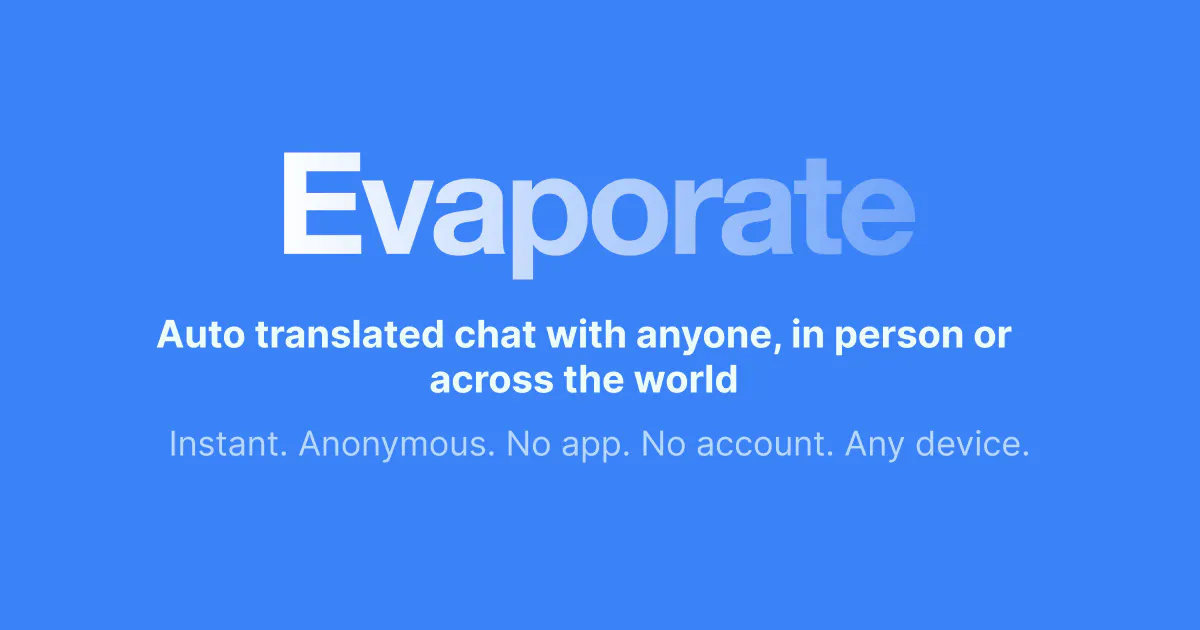 Evaporate gallery image