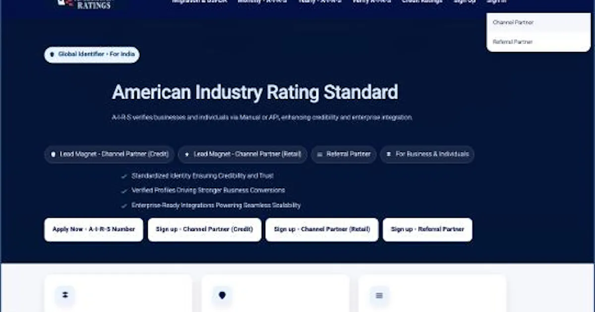 American Ratings Lead Magnet Portal