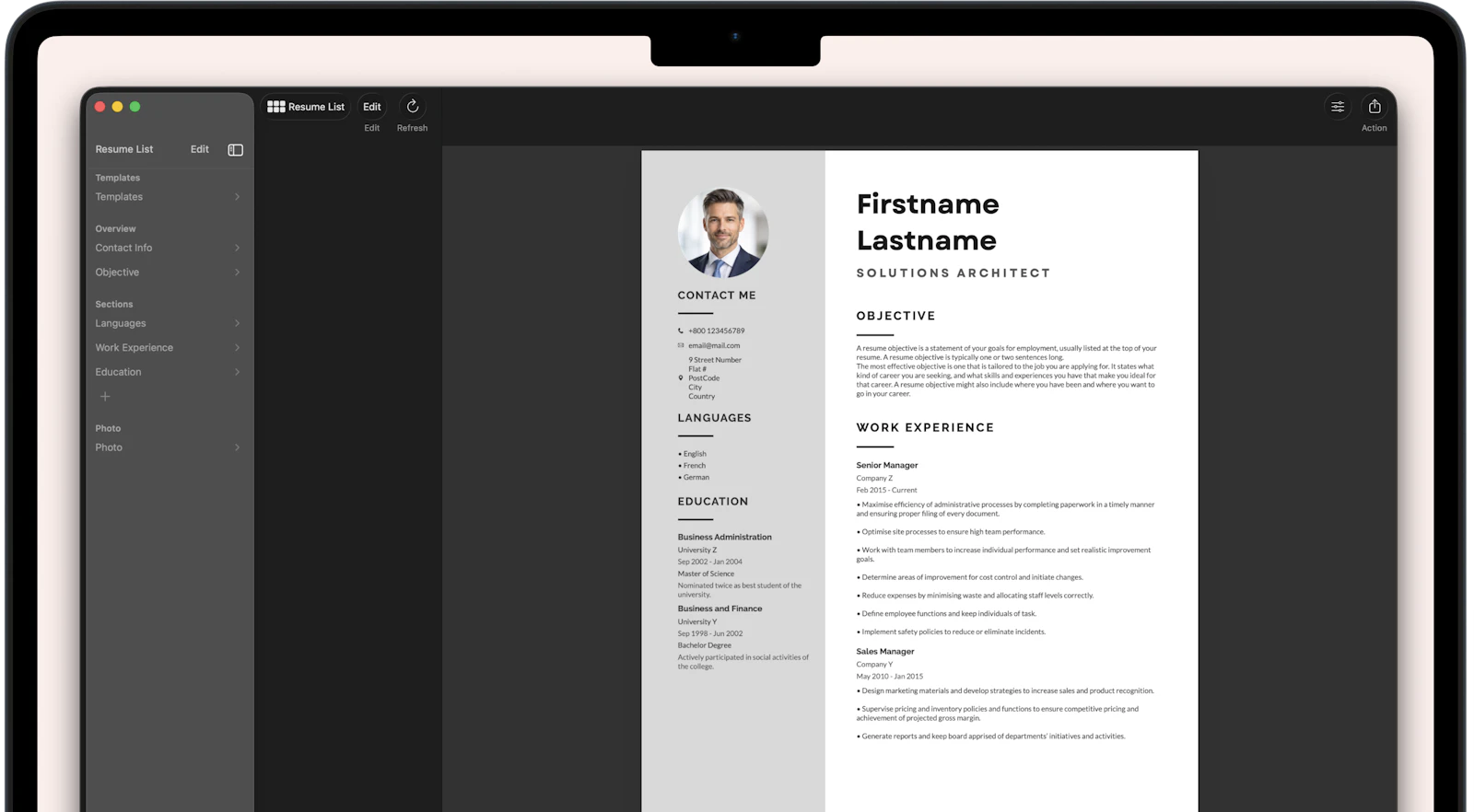 Professional Resume Builder screenshot 4