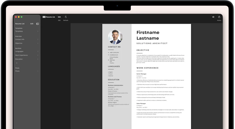 Professional Resume Builder screenshot 4