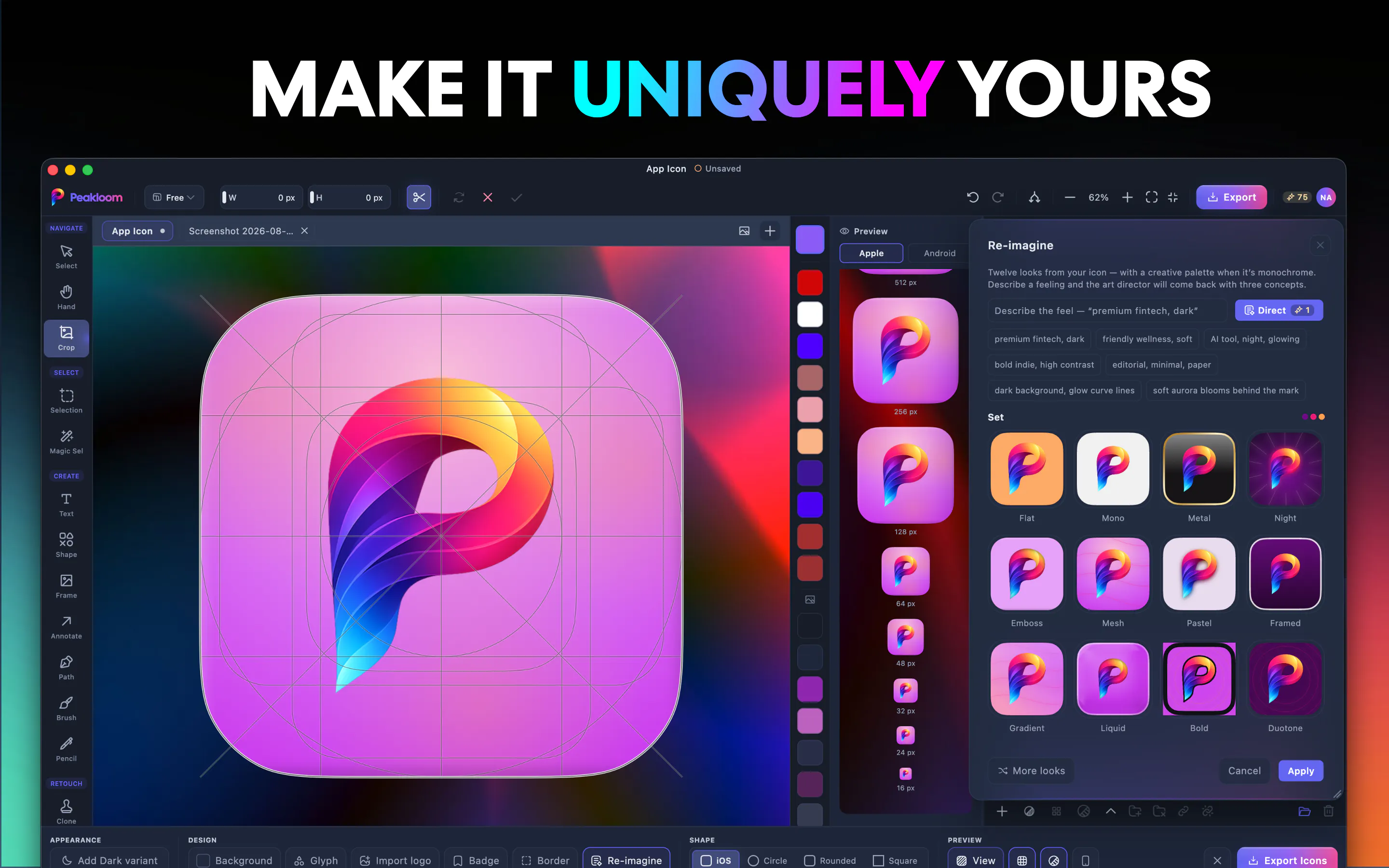 Peakloom: AI Photo Editor gallery image
