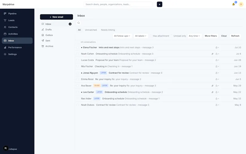Warpdrive screenshot 3