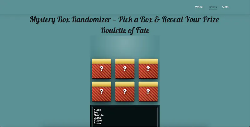 Roulette of Fate screenshot 1