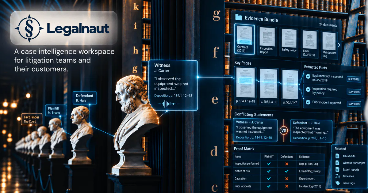Legalnaut: AI Litigation & Case Analysis gallery image