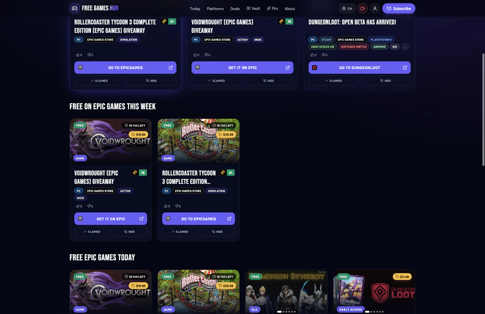 Free Games Hub screenshot 4