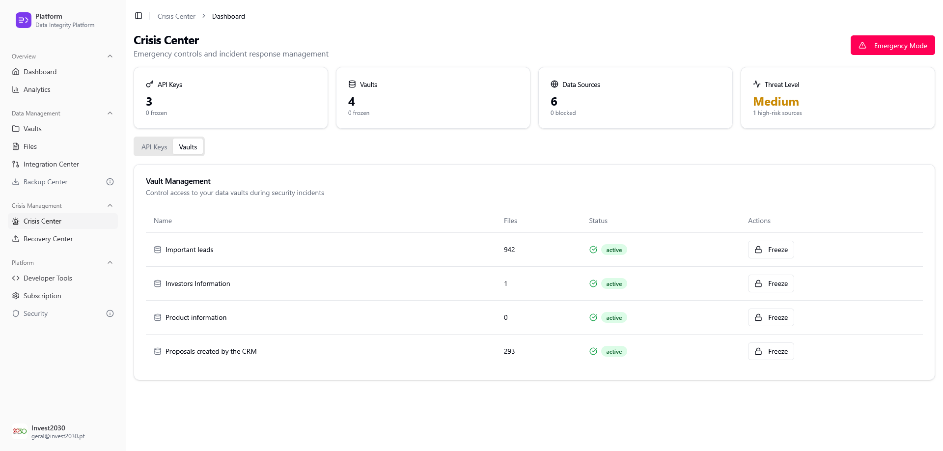 ROOTKey Platform - Screenshot 3 showing product features and functionality