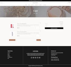 Leonie: Beauty Salon Website Template gallery image