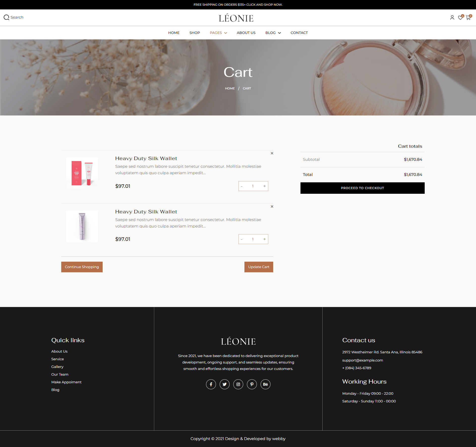 Leonie: Beauty Salon Website Template media 12