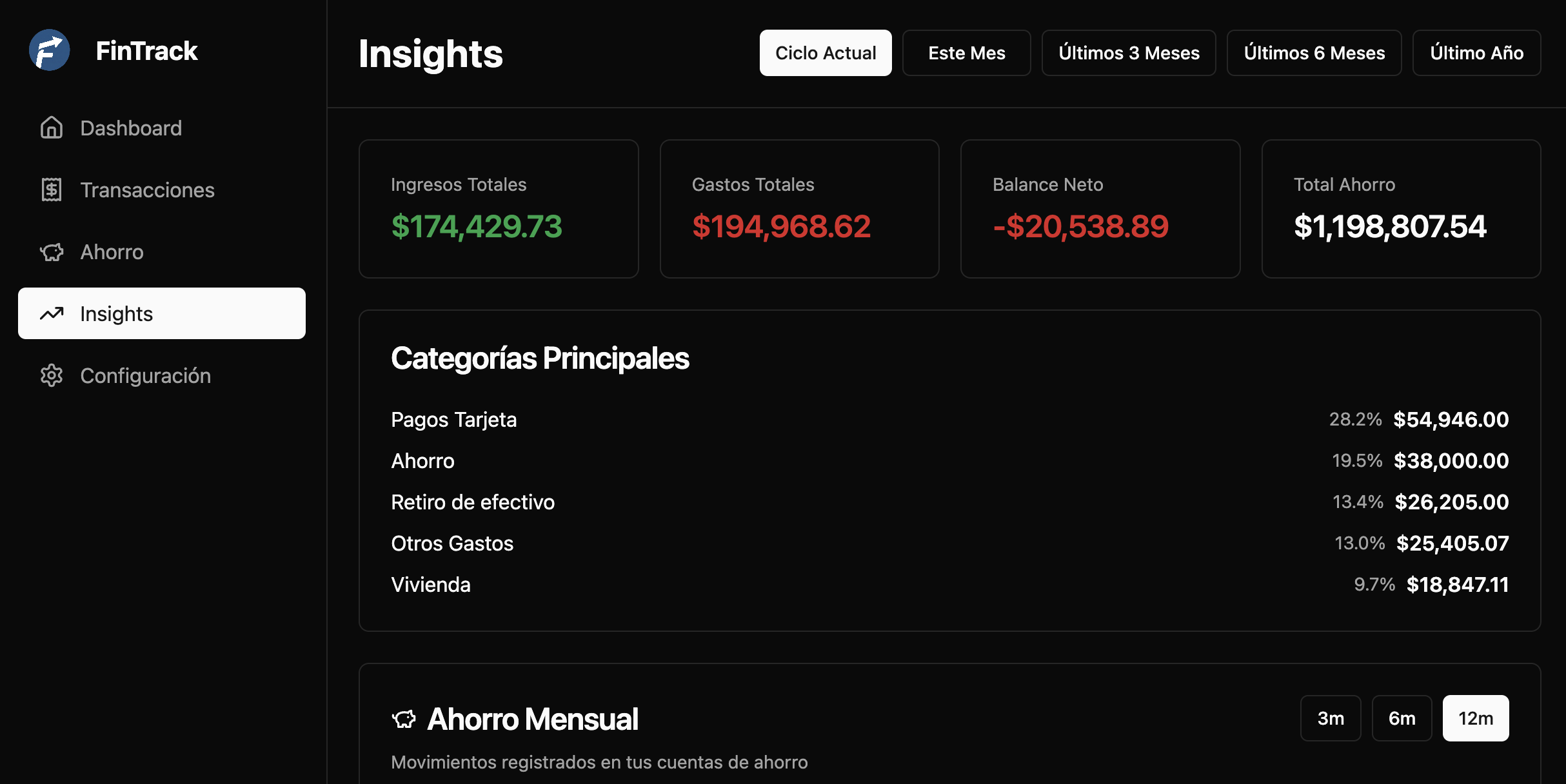 FinTrack - Screenshot 5 showing product features and functionality
