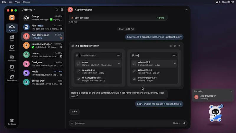 Filo screenshot 1 (video preview)