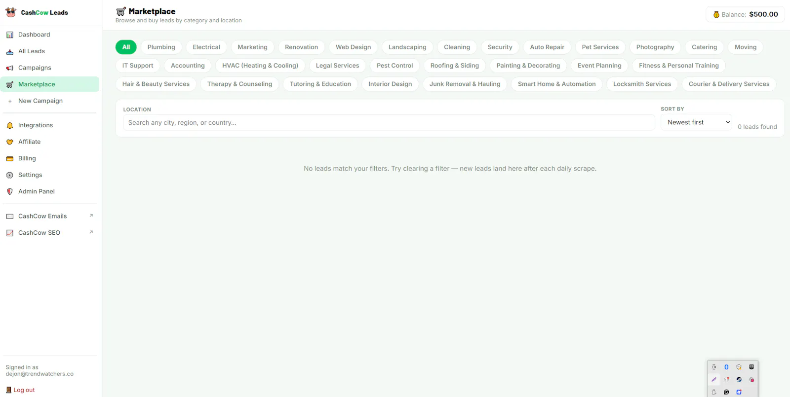 CashCowLeads screenshot 4