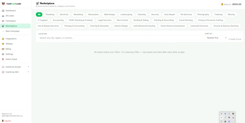 CashCowLeads screenshot 4