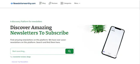 Newsletterworthy | Newsletter Discovery gallery image