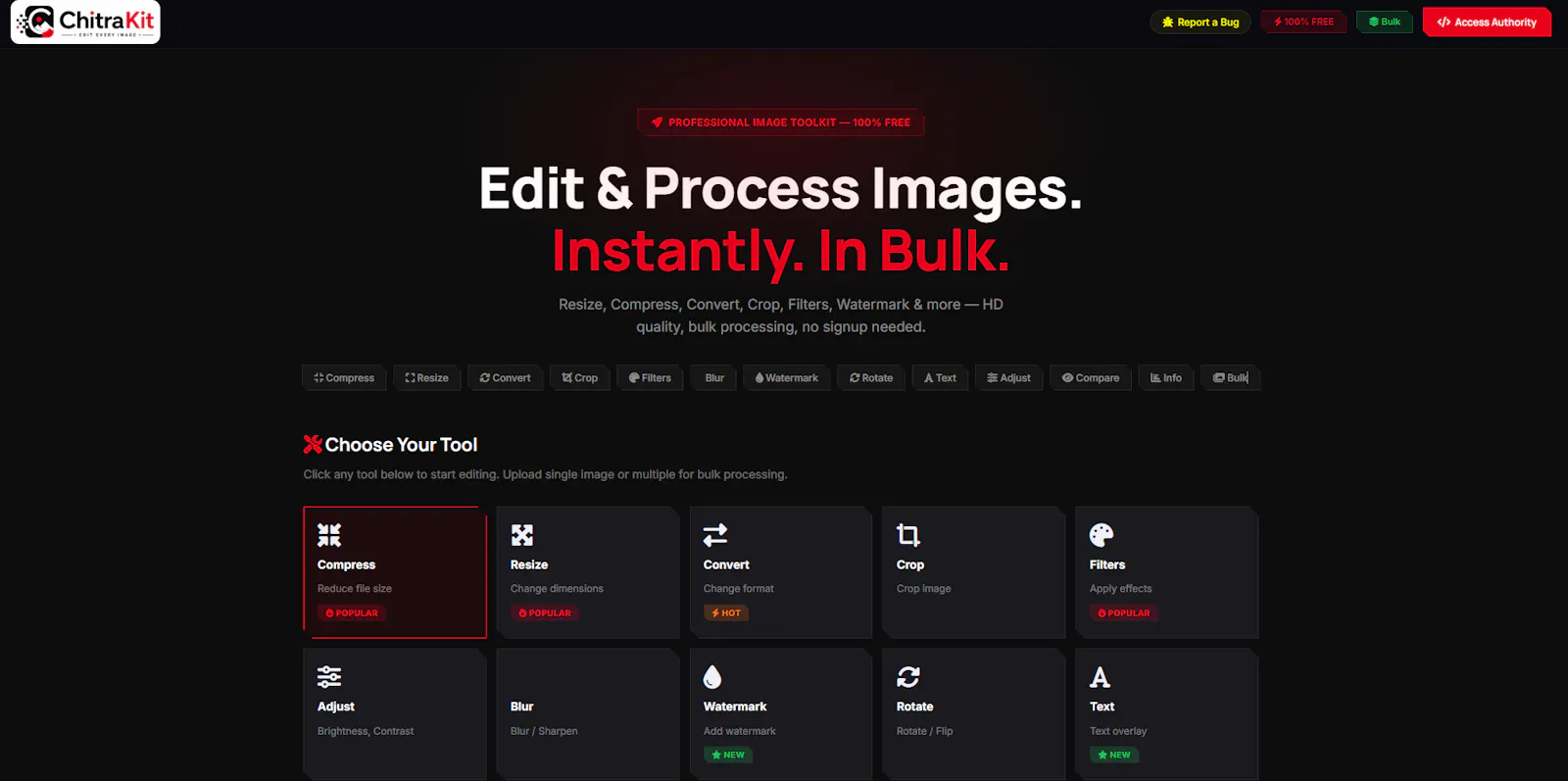 ChitraKit - Image Toolkit screenshot 1