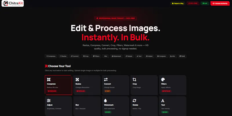 ChitraKit - Image Toolkit screenshot 1