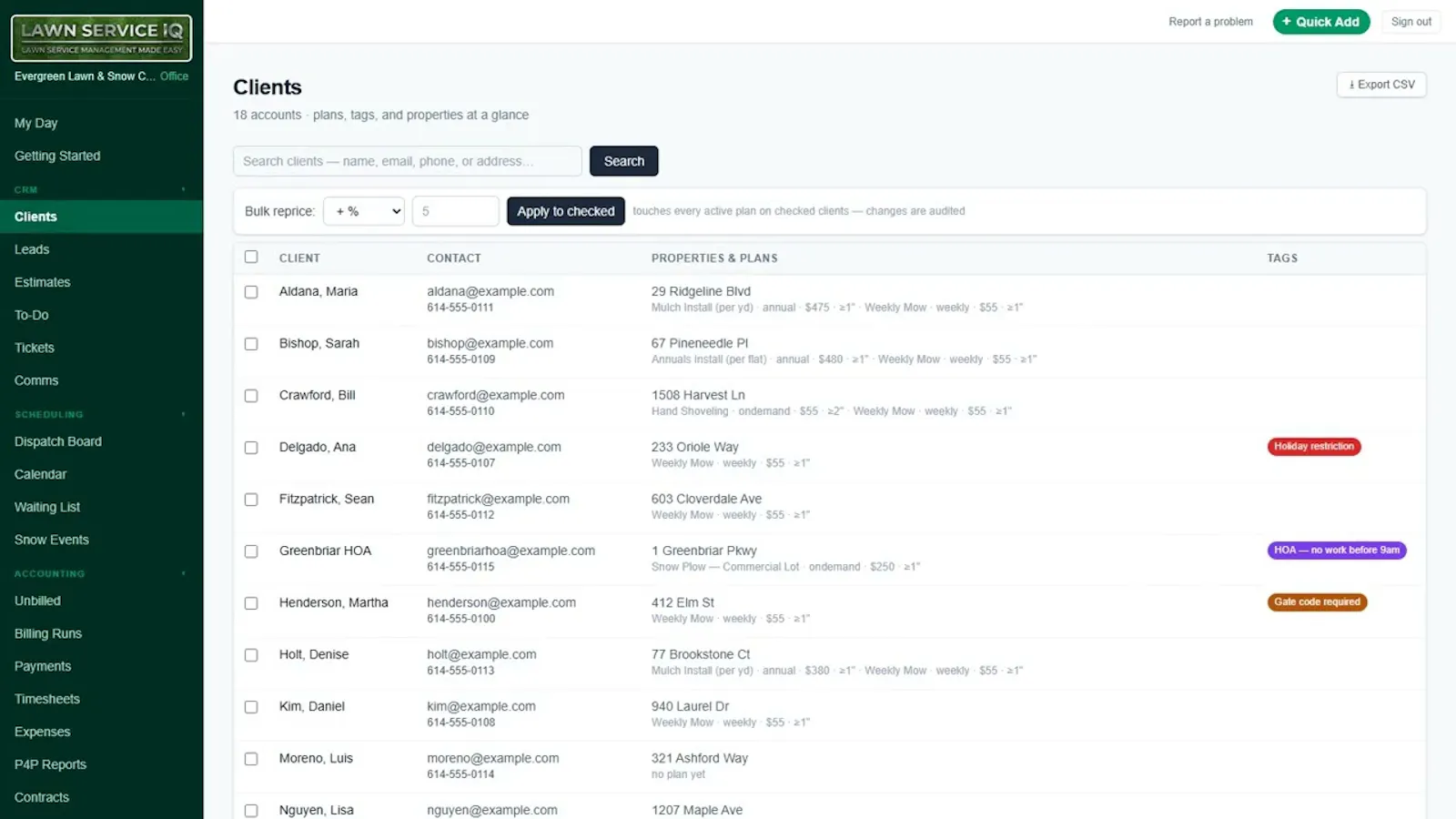 Lawn Service IQ screenshot 2 (video preview)