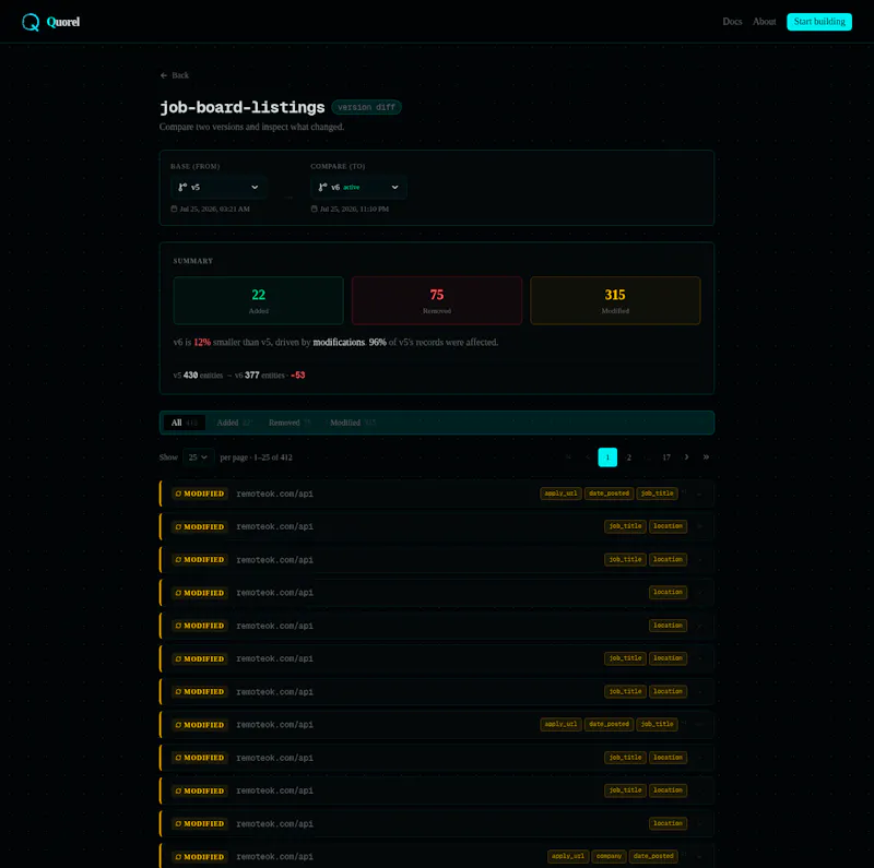 Quorel screenshot 2