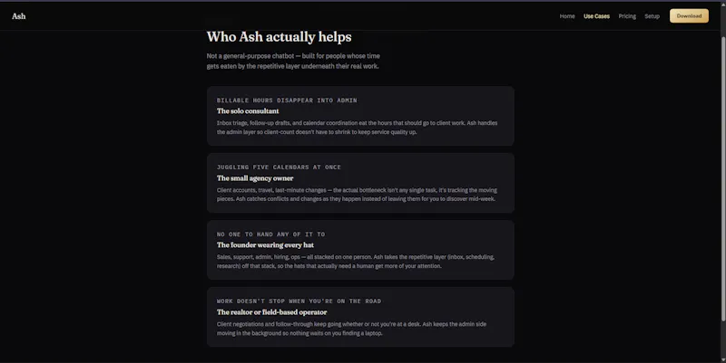 Ash screenshot 2