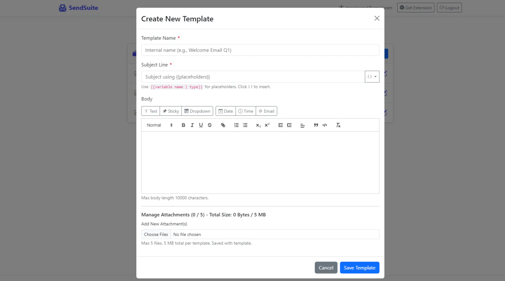SendSuite gallery image