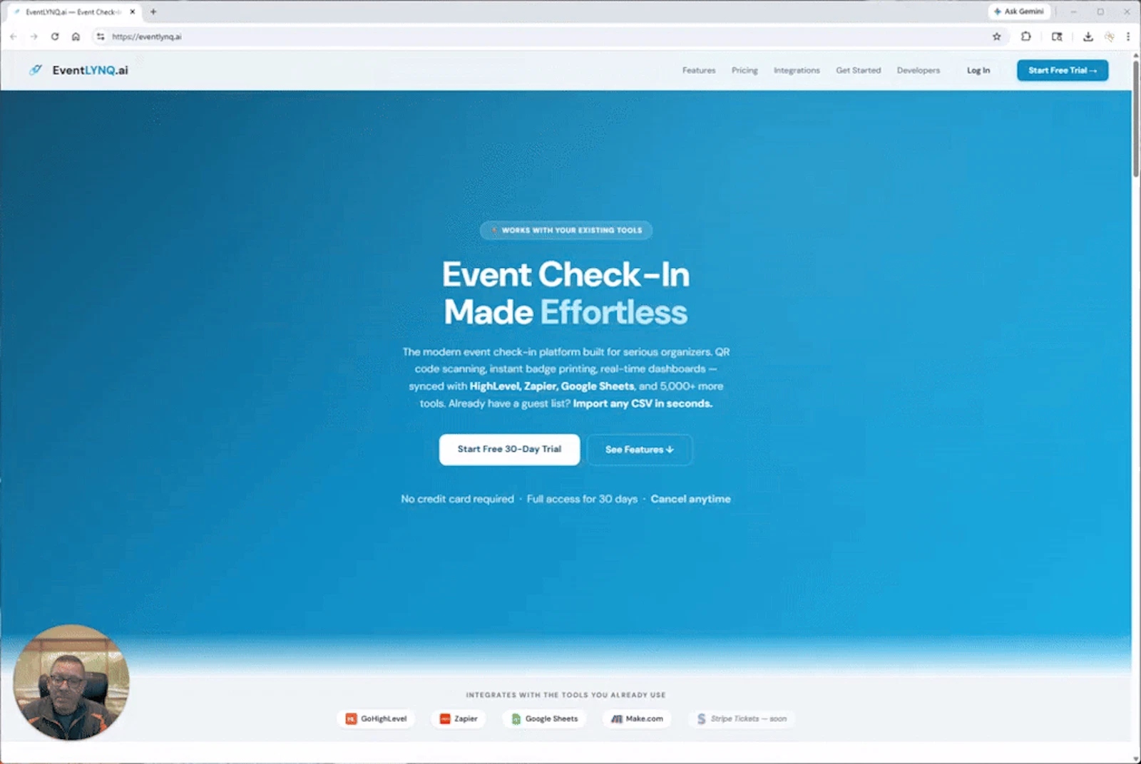 EventLYNQ - Event Check-In App screenshot 1 (video preview)