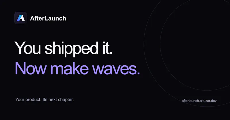 AfterLaunch screenshot 2