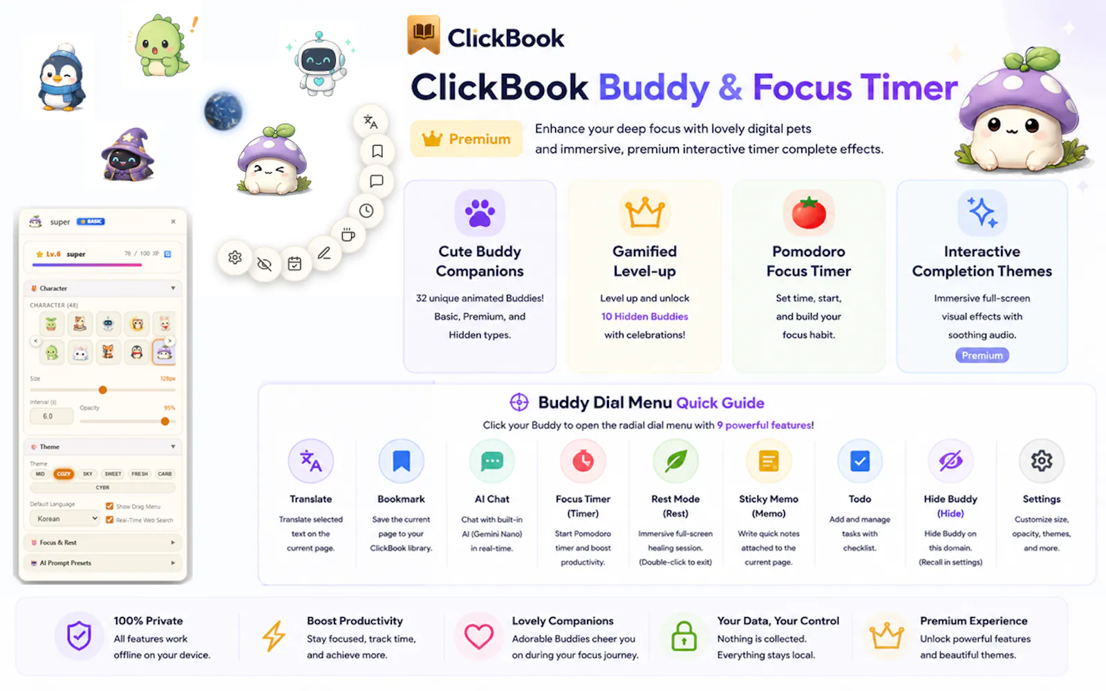 ClickBook AI - Bookmark & Task Manager screenshot 3