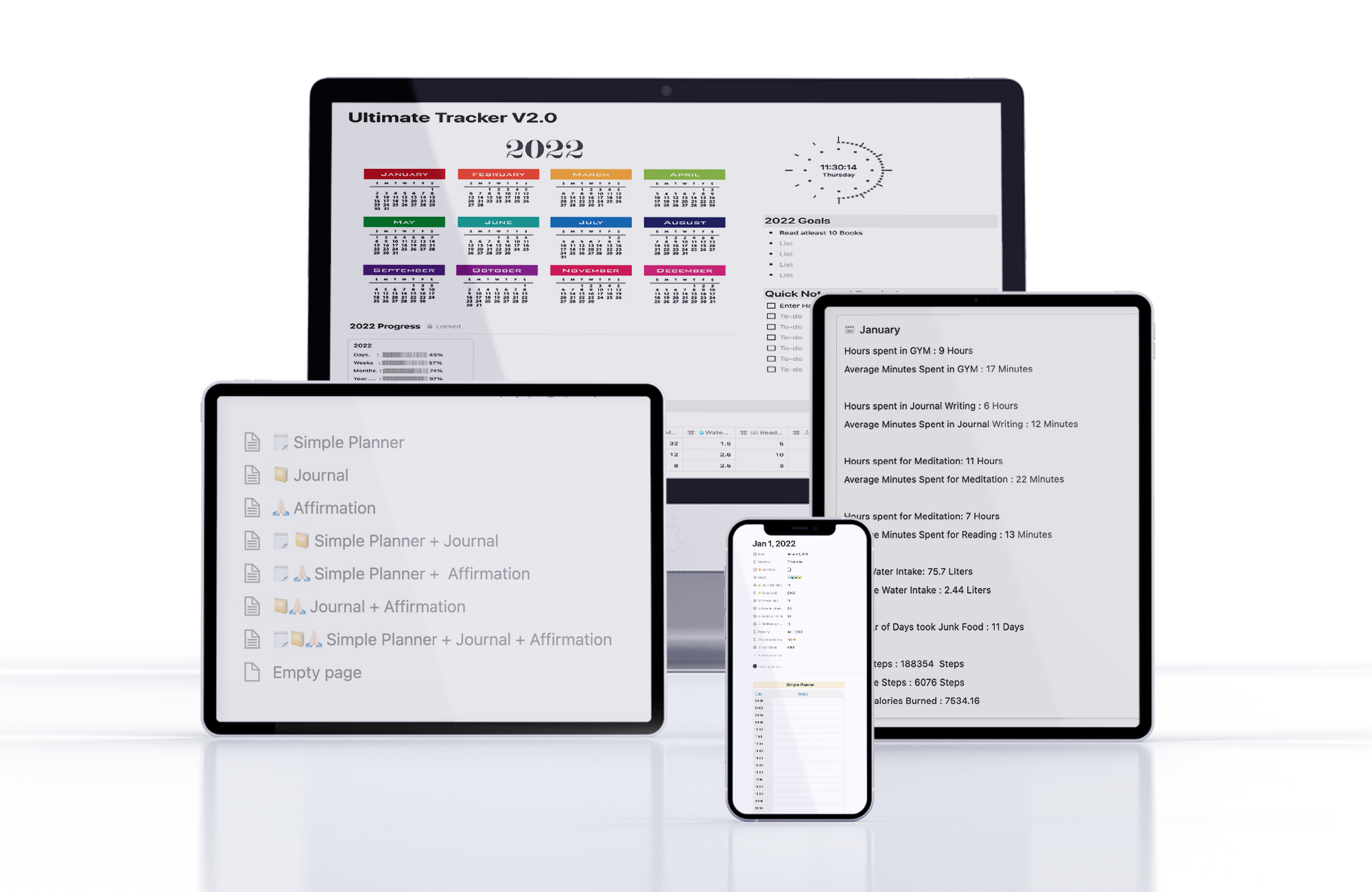 Ultimate Tracker - Notion Template gallery image