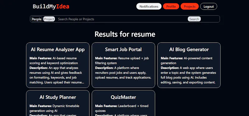 Build My Idea screenshot 4