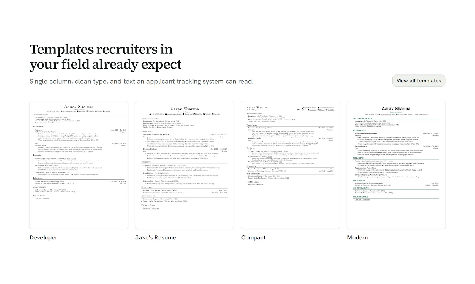 Shortlist screenshot 3